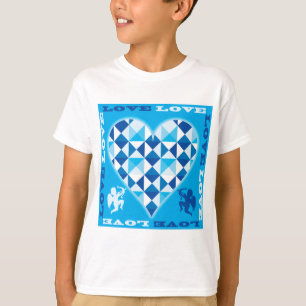 Camiseta Amor (Diamante Azul)