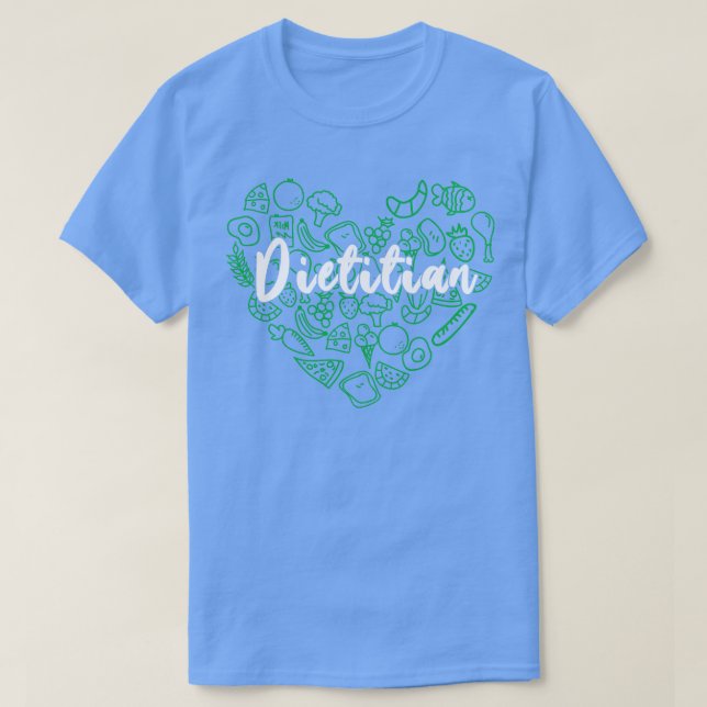 Camiseta Amor dietista (Frente do Design)
