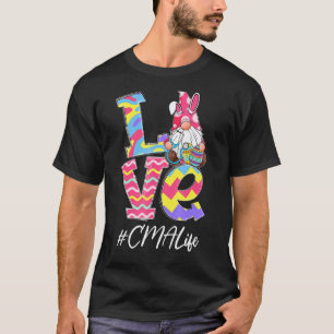 Camiseta Amor Divertido Cma Vida Enfermeira Gnome Coelho Pá