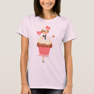 Camiseta Amor do cupcake