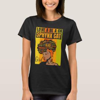 Camiseta Amor do Dia da Independência Negro por um Gato Sph