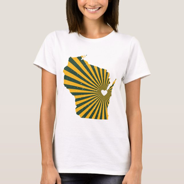 Camiseta Amor do Green Bay (Frente)