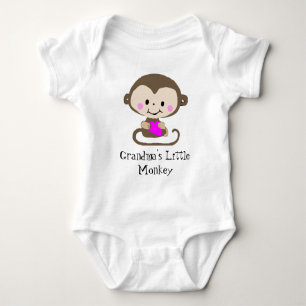Camiseta Amor do macaco - o macaco pequeno da avó