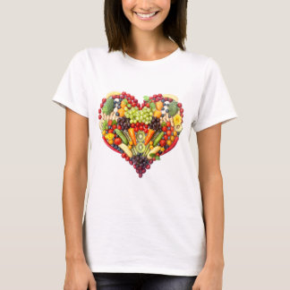 Camiseta Amor do Vegan - seu coração