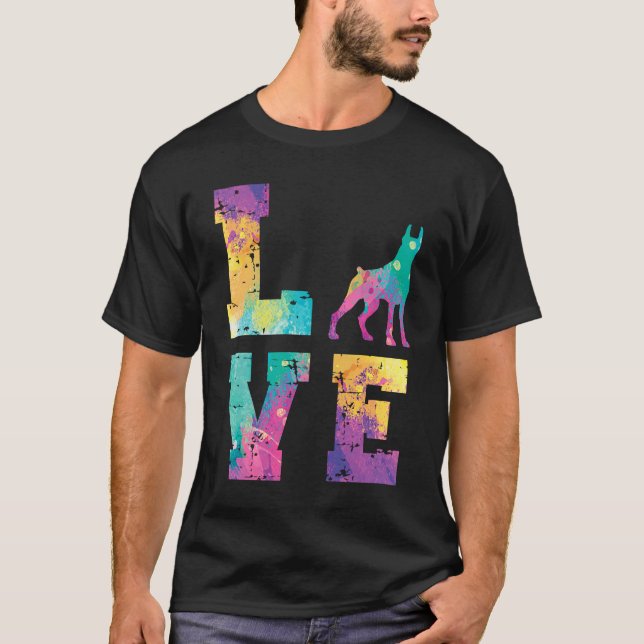 Camiseta Amor Doberman (Frente)