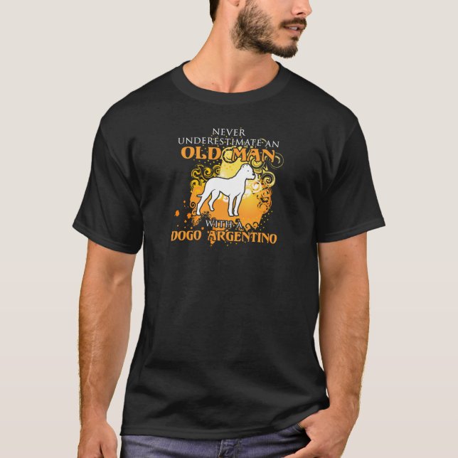 Camiseta amor Dogo Argentino Engraçado Presente (Frente)