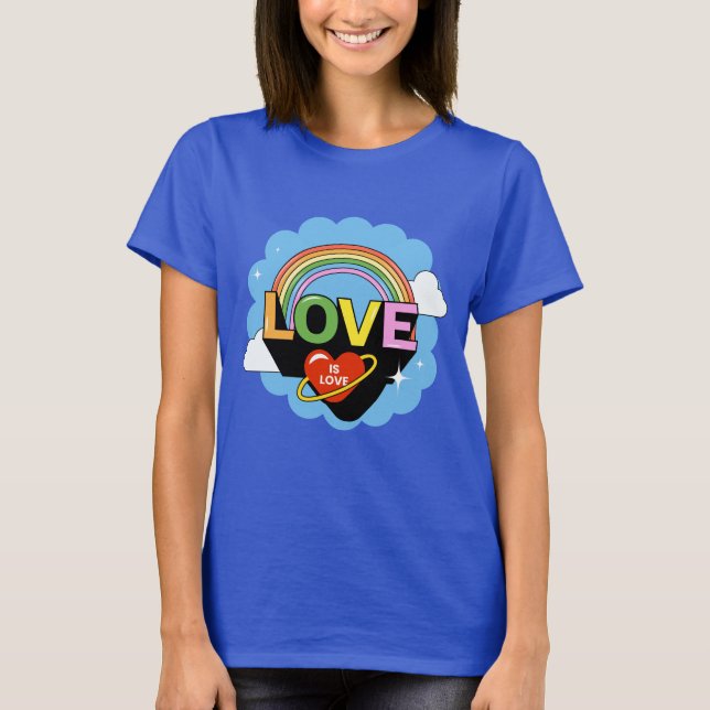 Camiseta "Amor é Amor" (Frente)