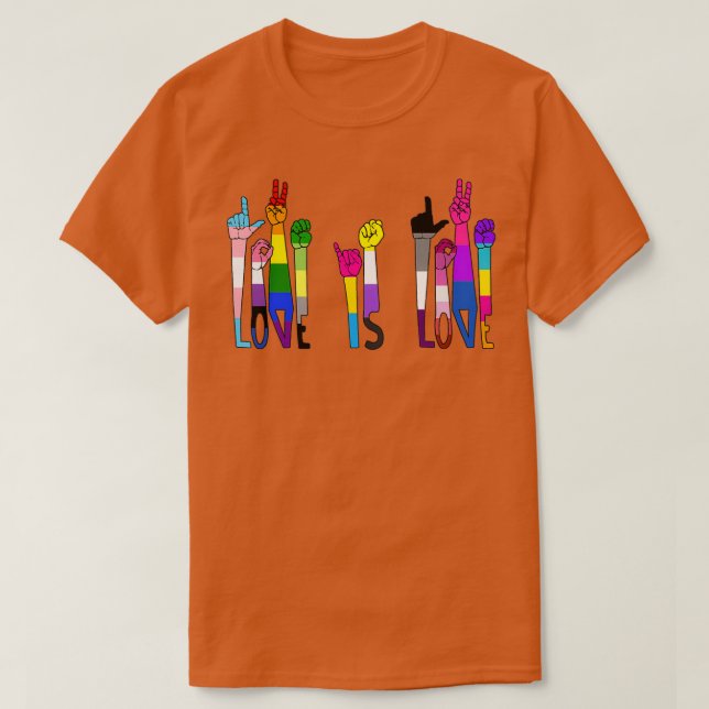 CAMISETA AMOR É AMOR (Frente do Design)