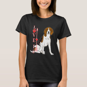 Camiseta Amor É Beagle Dog Cute Dogs Paw Print Love