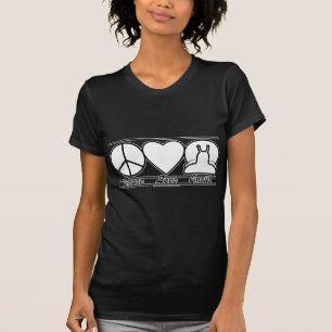 Camiseta Amor e caracóis da paz