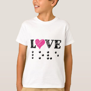 Camiseta Amor é Cego Braille