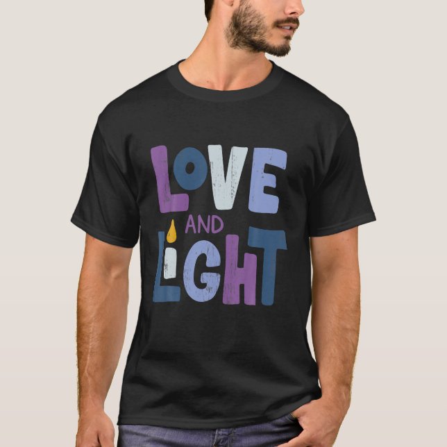 Camiseta Amor E Chanucá Leve (Frente)