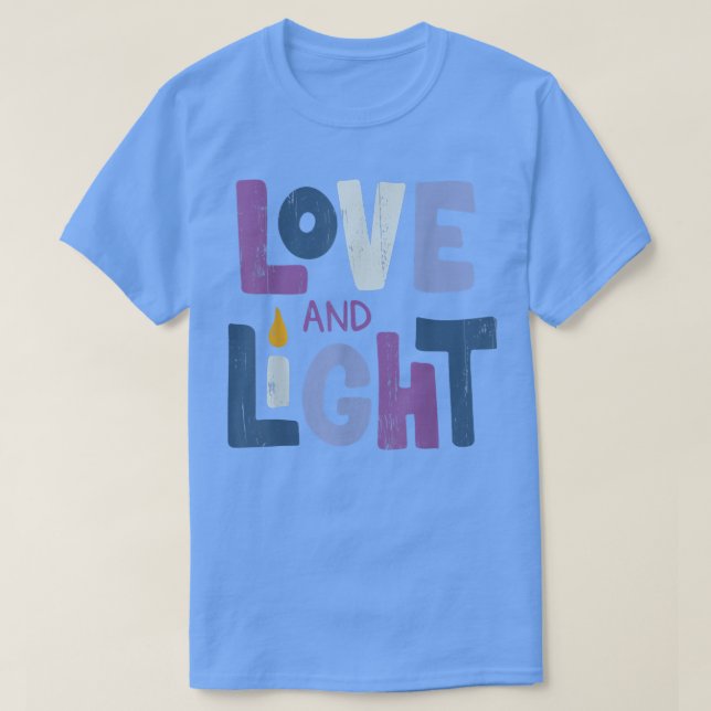 Camiseta Amor E Chanucá Leve (Frente do Design)
