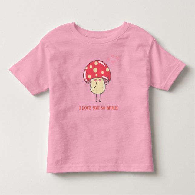 Camiseta Amor e Cogumelos (Frente)