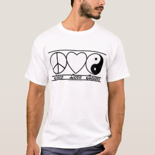Camiseta Amor e equilíbrio da paz