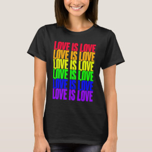 Camiseta Amor é LGBT Arco-Íris LGBTQ Igualdade Nacional