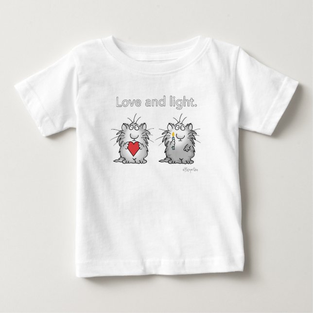 Camiseta AMOR E LUZ de Sandra Boynton (Frente)