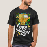 Camiseta Amor E Menorah Chanukah Hanukkah Luz<br><div class="desc">Amor E Menorah Chanukah Hanukkah Luz</div>