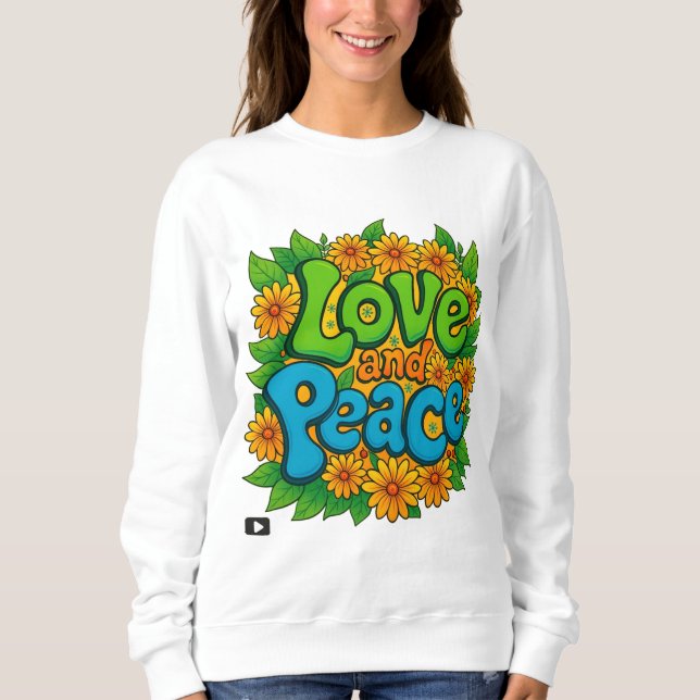 Camiseta amor e paz (Frente)