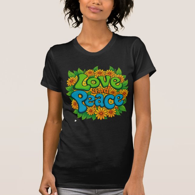 Camiseta amor e paz (Frente)