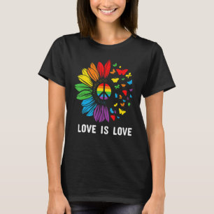 Camiseta Amor é Paz LGBT Orgulho LGBT Gay Lesbia