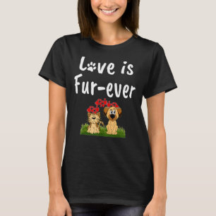 Camiseta Amor É Pele De Gato E Cão Adopti