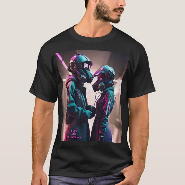 Camiseta AMOR E RESISTÊNCIA Âmbito futuro (Frente)