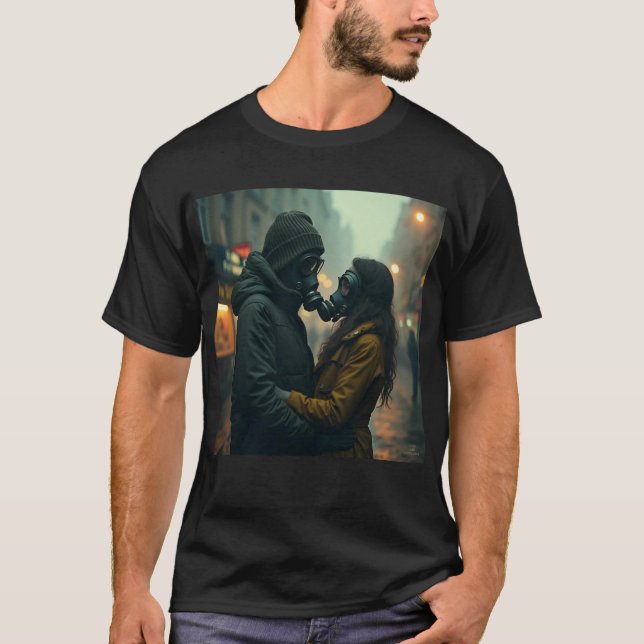 Camiseta AMOR E RESISTÊNCIA Românticos Urbanos (Frente)
