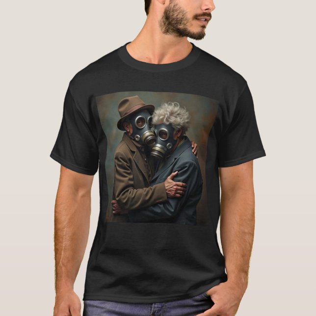 Camiseta AMOR E RESISTÊNCIA Velhos Românticos 2 (Frente)