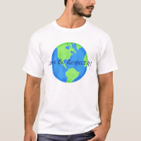 Amor e Respeito Terra Globo Azul Verde
