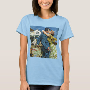Camiseta Amor e Romance Vintage Recém-Casados Compram Prime