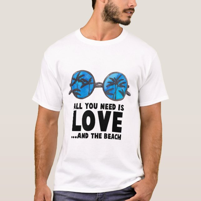 Camiseta Amor e Tipografia de Praia (Frente)