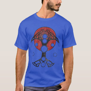 Camiseta Amor e Trovões Celtas Não Deus do Trovão Yggdra