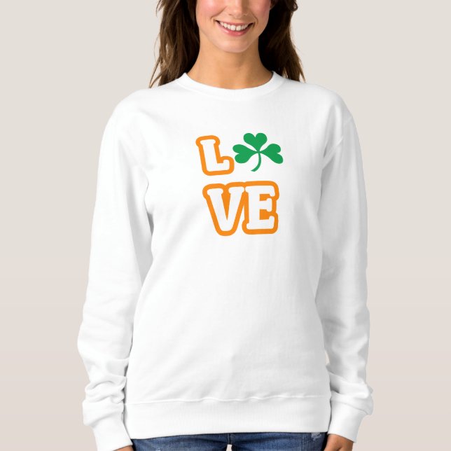 CAMISETA "AMOR" (EDIÇÃO DE SAINT PATRICK) MULHERES (Frente)