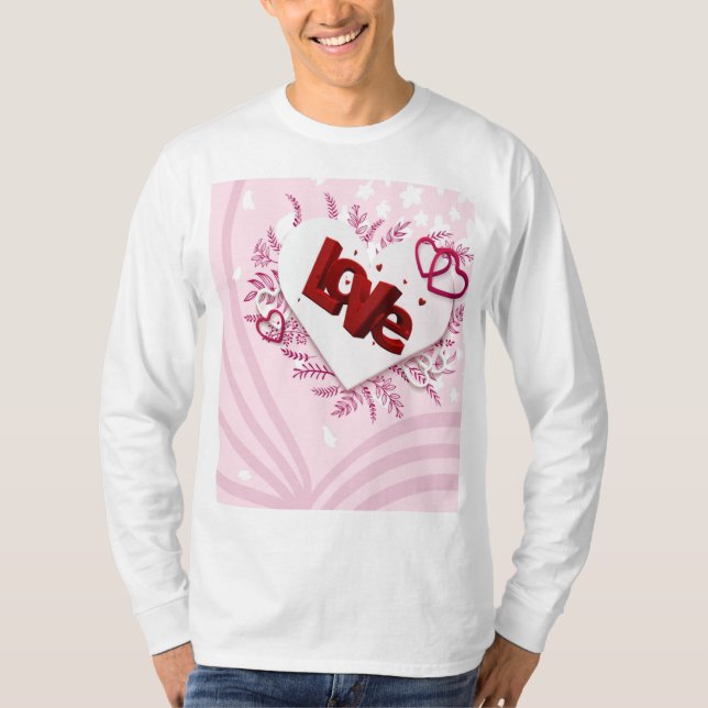 Camiseta Amor em 3D (Frente)