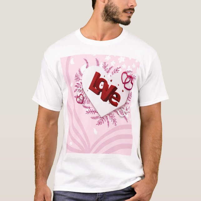 Camiseta Amor em 3D (Frente)