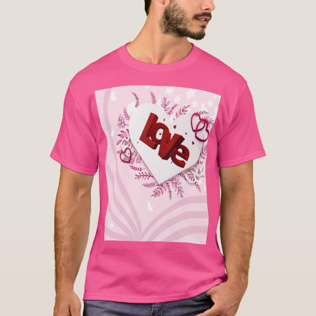 Camiseta Amor em 3D (Frente)