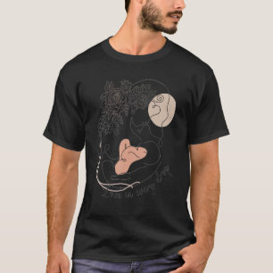 Camiseta Amor Em Cada Gota Mãe Floral Bô Amamentando Um