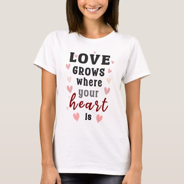 Camiseta Amor em Cada Stitch (Frente)