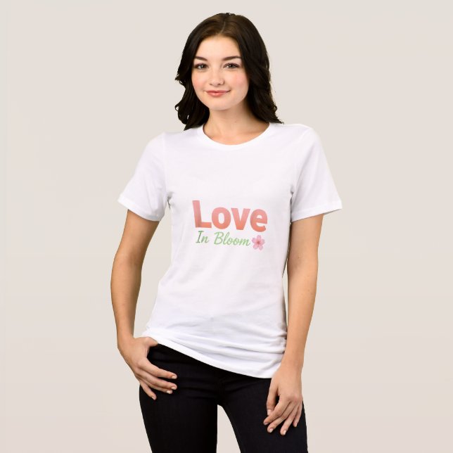 Camiseta Amor em Flor (Frente Completa)