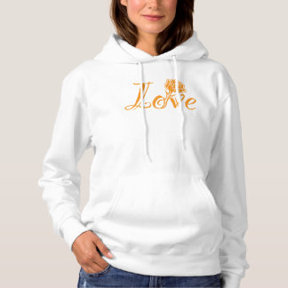 Camiseta Amor em Flor: Tipografia Elegante com uma Rosa