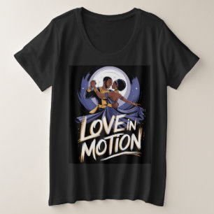 Camiseta Amor em Movimento - Arte Romântica em Dança Africa