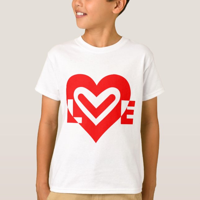 Camiseta Amor em Vermelho (Frente)