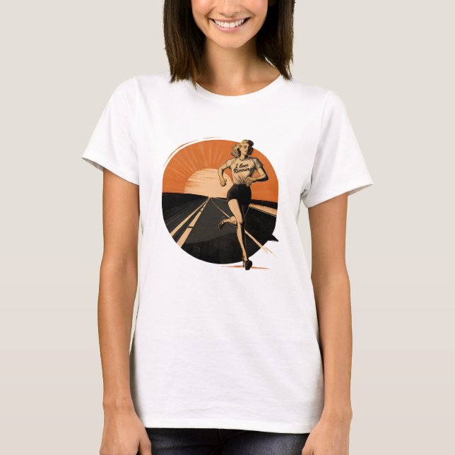 Camiseta Amor Energético: Correndo (Frente)
