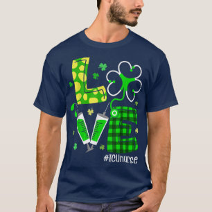 Camiseta Amor Enfermeira da UTI Enfermeira Vida Engraçada D