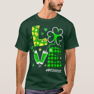 Camiseta Amor Enfermeira PCU Enfermeira Vida Engraçada Dia 