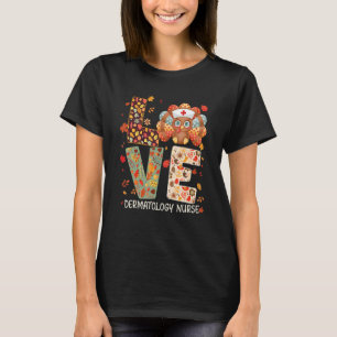 Camiseta Amor Enfermeira Turquia Dermatologia Engraçada Enf