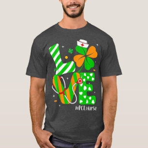 Camiseta Amor Enfermeira Vida Engraçada PCU Enfermeira Dia