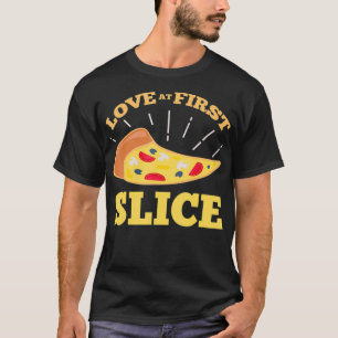 Camiseta Amor Engraçado Na Primeira Fatia - Presente De Exc