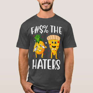 Camiseta Amor Engraçado Pizza Fria De Abacaxi